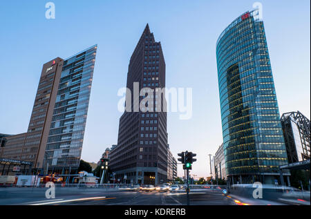 Potsdamer Platz in Berlin, Deutschland Stockfoto