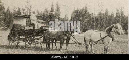 'Ticket agents' Text Buch der Yellowstone Nationalpark, über den neuen und direkten Weg: Saison 1912" (1912) Stockfoto