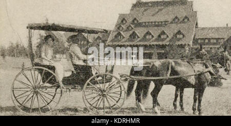 'Ticket agents' Text Buch der Yellowstone Nationalpark, über den neuen und direkten Weg: Saison 1912" (1912) Stockfoto