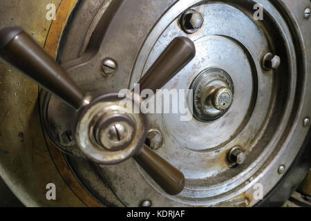 Old Combination Bank Safe, South Carolina, NYC, USA Stockfoto