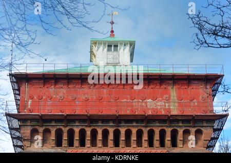 Top der viktorianischen Wasserturm Stockfoto