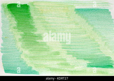 Abstrakte aquarell Kunst hand Farbe grüne Farbe, Aquarell Hintergrund. Stockfoto