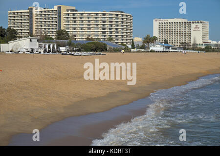 Strand von Vilamoura. Algarve, Portugal Stockfoto