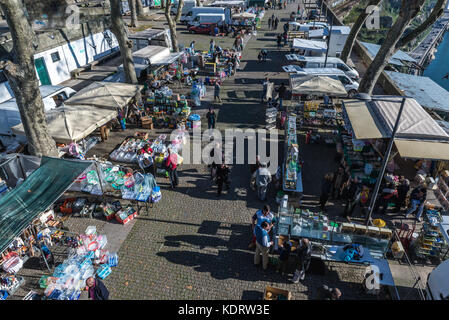 Alameda das Fontainhat Heimtierzubehörmarkt in Porto Stadt auf der Iberischen Halbinsel, zweitgrößte Stadt in Portugal Stockfoto