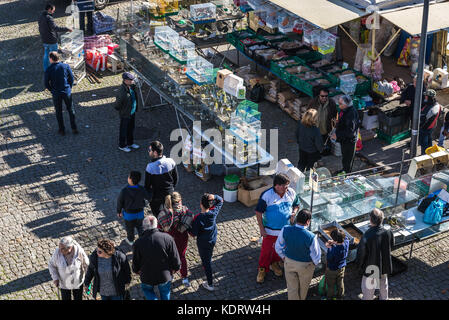 Alameda das Fontainhat Heimtierzubehörmarkt in Porto Stadt auf der Iberischen Halbinsel, zweitgrößte Stadt in Portugal Stockfoto