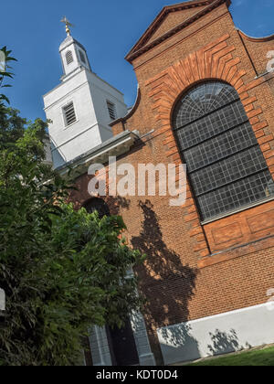 LONDON, Vereinigtes Königreich - 25. AUGUST 2017: St Anne und St Agnes Church in Gresham Street London Stockfoto