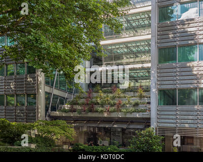 LONDON, Vereinigtes Königreich - 25. AUGUST 2017: Lloyds Banking Group Head Office, Gresham Street, London. Stockfoto