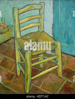 Vincent van Gogh Van Gogh's Chair (1888) Stockfoto