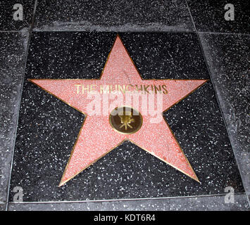 Der Munchkins Star auf dem Hollywood Walk of Fame in der Nähe von Graumans Chinesischem Theater in Hollywood, Kalifornien. November 2007. / RTNRD / MediaPunch Stockfoto