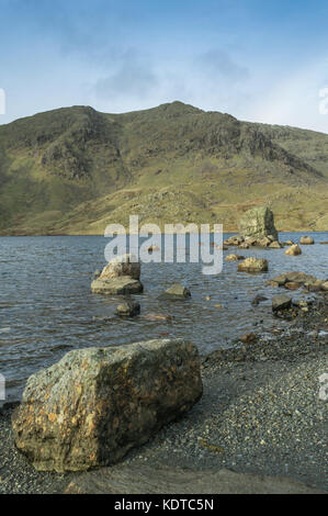 Lake District, Mountain Tarn, Hebel wasser Coniston Tal Stockfoto