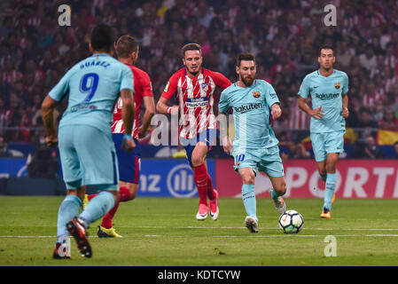 Die Fußballmach feiert in Madrid, spanien, im wanda metropolitano Stadion zwischen Atletico de Madrid gegen F.C. Barcelona mit dem Finale 1-1 Stockfoto