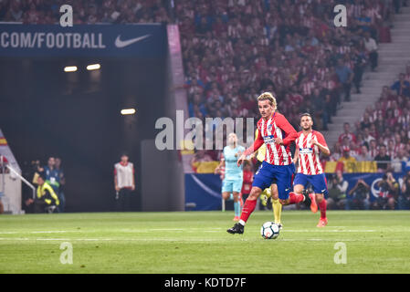 Die Fußballmach feiert in Madrid, spanien, im wanda metropolitano Stadion zwischen Atletico de Madrid gegen F.C. Barcelona mit dem Finale 1-1 Stockfoto