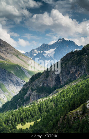 Landschaft rund um La Grave, Frankreich, Europa. Stockfoto