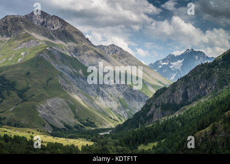 Landschaft rund um La Grave, Frankreich, Europa. Stockfoto