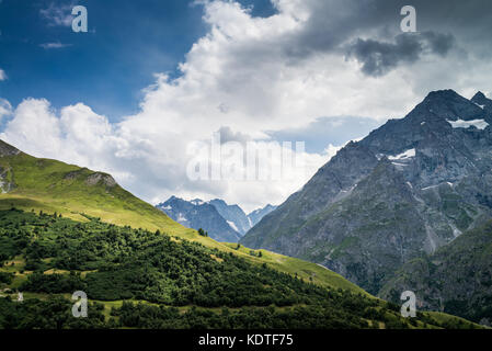 Landschaft rund um La Grave, Frankreich, Europa. Stockfoto