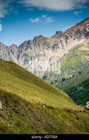 Landschaft rund um La Grave, Frankreich, Europa. Stockfoto