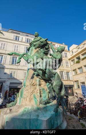 Statue von Eugène Fromentin (Künstler), La Rochelle, Frankreich. Stockfoto