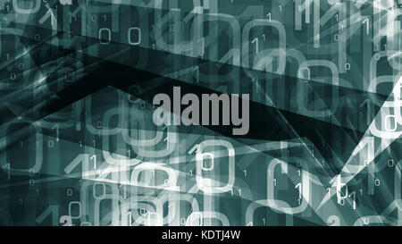 Cybersicherheit in Cyber Space, abstrakte tech Hintergrund Stockfoto