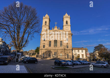 Fassade der Kirche von Lapa (Igreja da Lapa) im ehemaligen Zivilgemeinde Cedofeita Porto Stadt auf der iberischen Halbinsel, zweitgrößte Stadt in Portugal Stockfoto