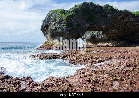 Natural Arch, Martins, Niue, South Pacific Stockfoto