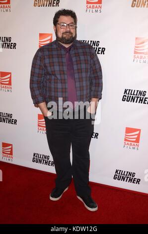 Bobby Moynihan bei Arrivals for KILLING GUNTHER Screening, TCL Chinese 6 Theatres, Los Angeles, CA 14. Oktober 2017. Foto: Priscilla Grant/Everett Collection Stockfoto