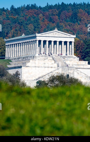 Donaustauf, Deutschland. Oktober 2017. Die Walhalla in Donaustauf, Deutschland, 16. Oktober 2017. In diesem Jahr feiert die Hall of Fame ihr 175. Bestehen. Quelle: Armin Weigel/dpa/Alamy Live News Stockfoto