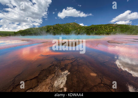 Grand Prismatic Spring, Yellowstone National Park Stockfoto