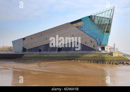 Blick auf das Tief, das große Aquarium am Ufer des Humber River in Hull yorkshire Stockfoto