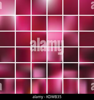 Glatte abstrakte bunten Hintergründen Set-ups 10. Stock Vektor