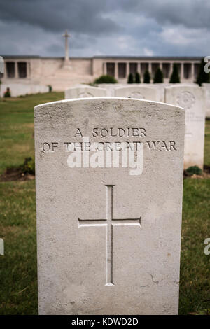 Poziers Gedenkstätte Thiepval Albert Peronne Somme Hauts-de-France Frankreich Stockfoto