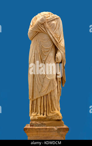 Statue von servilia (1. Jahrhundert v. Chr.), Nekropole von Carmona, Provinz Sevilla, Andalusien, Spanien, Europa
