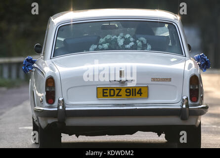 Vintage classic Rolls Royce Silver Shadow 1 Auto. Stockfoto