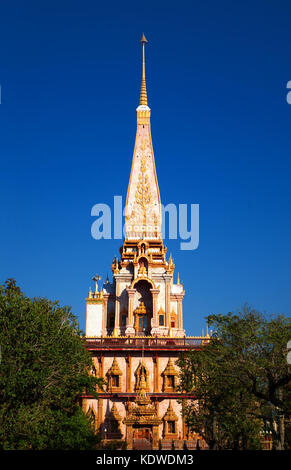 Wat Chalong Tempel, Insel Phuket, Thailand. Stockfoto