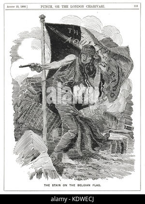 Der Fleck auf der belgischen Flagge, der Freispruch von Sipido, 1900 Stockfoto