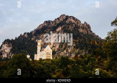 Das Schloss Neuschwanstein in Bayern, Deutschland Stockfoto