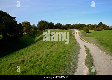 Henge Steinkreis von Avebury, Wiltshire Stockfoto