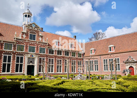 Innenhof von Frans Hals Museum in Haarlem, Niederlande Stockfoto