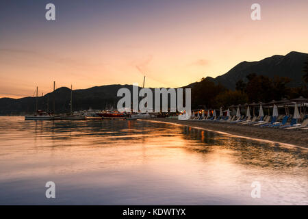 Küste von Dorf Nydri auf Lefkada Insel in Griechenland. Stockfoto