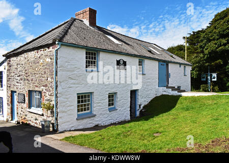 Tregwynt Woollen Mill, Wales, Großbritannien Stockfoto