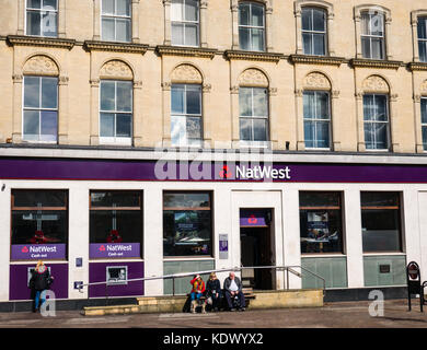 Natwest Bank, Market Place, Newbury, Berkshire, England Stockfoto
