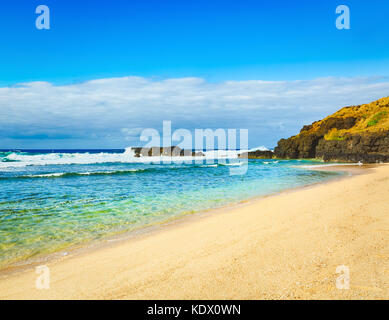 Schöne Landschaft. Erstaunlich, gris-gris Strand am Tag Zeit. Mauritius. Stockfoto