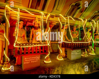 Eine von mehreren Hinduismus religiöse Dioramen innerhalb des Ramayana Höhle am Batu Höhlen außerhalb von Kuala Lumpur, Malaysia. Stockfoto