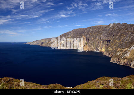 Slieve League, Sliabh League, sliabh liag, Klippen, Donega, Landschaft, Seascape, höchsten in Europa, 600 m hoch, im Atlantik, wilden Atlantik, vie Stockfoto