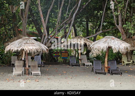 Hotel Banana Azul Beach Club, Playa Negra, Puerto Viejo de Talamanca, Provinz Limón, Karibik, Costa Rica, Mittelamerika Stockfoto