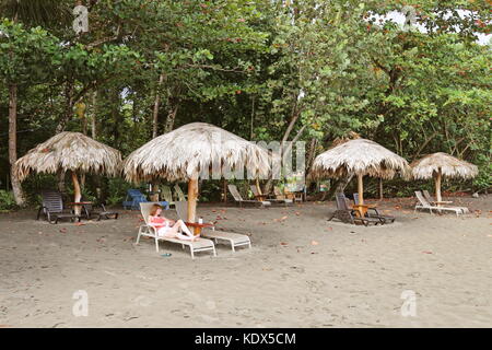 Hotel Banana Azul Beach Club, Playa Negra, Puerto Viejo de Talamanca, Provinz Limón, Karibik, Costa Rica, Mittelamerika Stockfoto