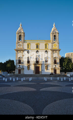 Nossa Senhora do Carmo Kirche in Faro, Algarve, Portugal Stockfoto