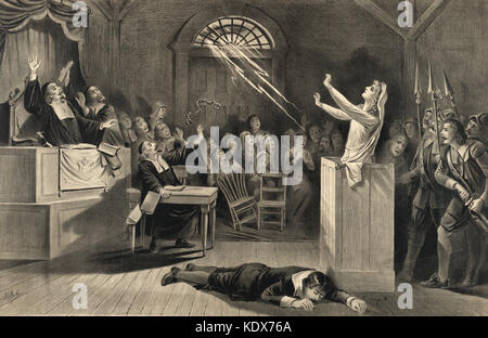 Salem Witch Trials, 1692 - 1693 Stockfoto