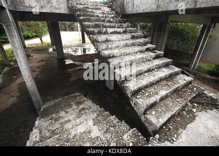 Alte Treppe Stockfoto