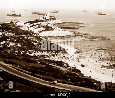 Armband Bucht und Mumbles Head, Wales, 1900 Stockfoto