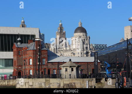 Liverpool Docks Stockfoto